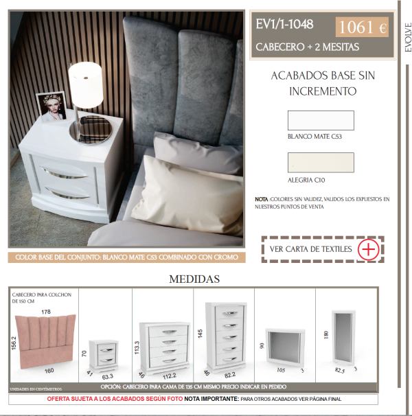 DORMITORIO DE MATRIMONIO EVOLVE 1. - Imagen 5