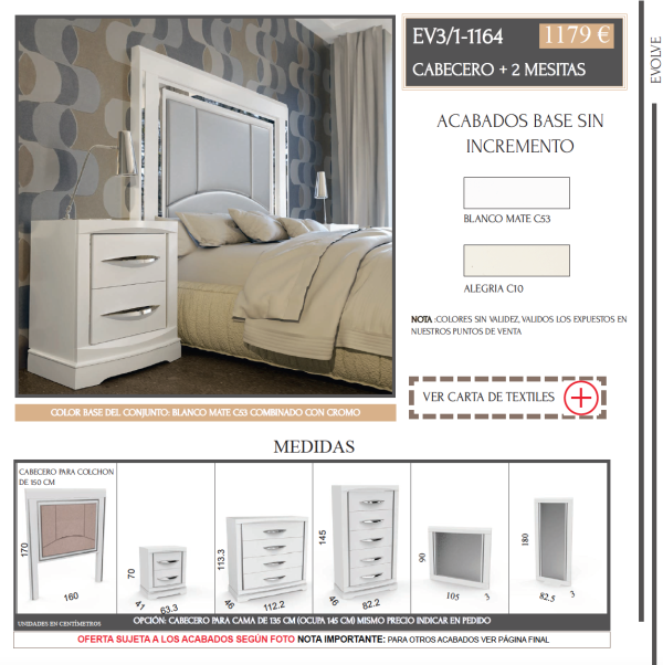 DORMITORIO DE MATRIMONIO EVOLVE 3. - Imagen 7