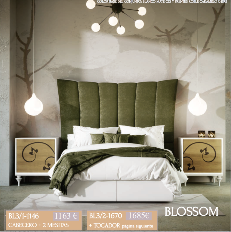 DORMITORIO DE MATRIMONIO BLOSSOM 3.