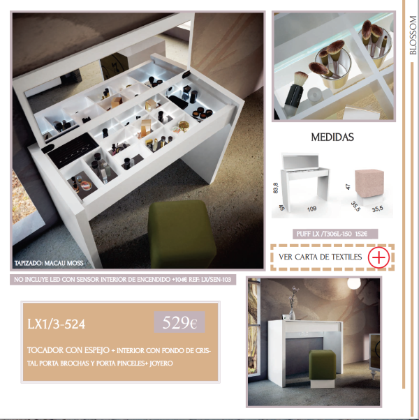 DORMITORIO DE MATRIMONIO BLOSSOM 3. - Imagen 3