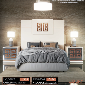 DORMITORIO DE MATRIMONIO LUXURY 1.