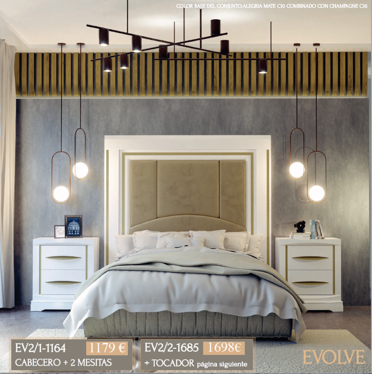 DORMITORIO DE MATRIMONIO EVOLVE 2.