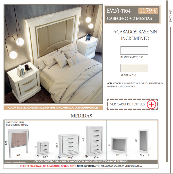 DORMITORIO DE MATRIMONIO EVOLVE 2. - Imagen 6