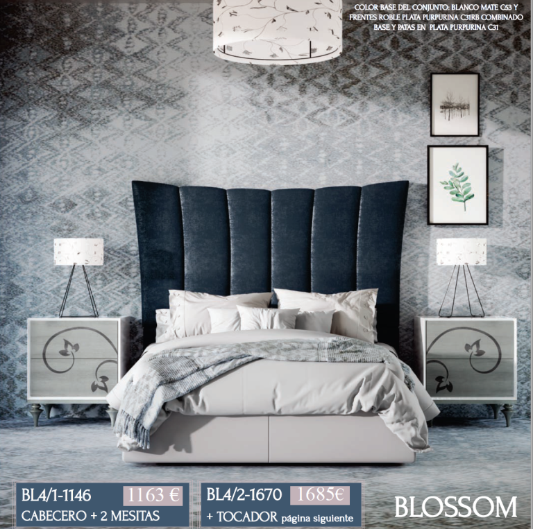 DORMITORIO DE MATRIMONIO BLOSSOM 4.