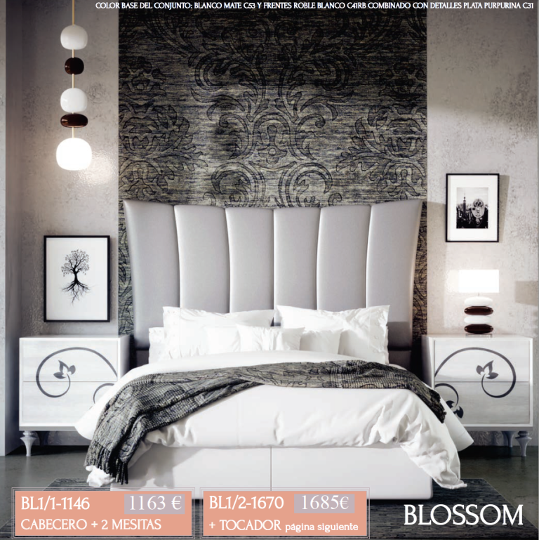DORMITORIO DE MATRIMONIO BLOSSOM 1.