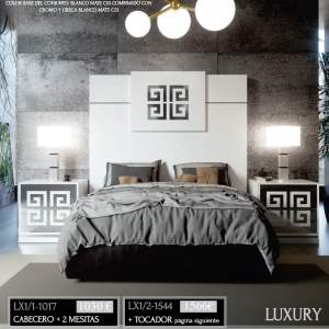 DORMITORIO DE MATRIMONIO LUXURY 2.