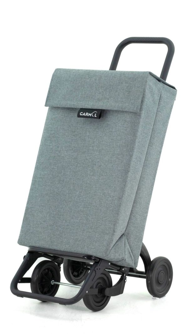 Carro de Compra GARMOL de 4 ruedas color gris. Modelo JASP.
