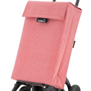 Carro de compra GARMOL de 4 ruedas color rojo. Modelo JASP.