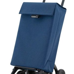 Carro de compra GARMOL de 4 ruedas color marino. Modelo JASP.