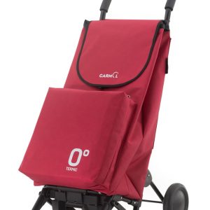 Carro de compra GARMOL de 4 ruedas, color rojo. Modelo STRONG TRAVEL TERMIC.